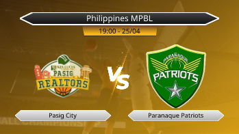 Philippines MPBL Pasig City VS Paranaque Patriots