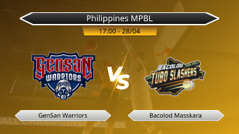 Philippines MPBL GenSan Warriors VS Bacolod Masskara