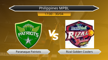 Philippines MPBL Paranaque Patriots VS Rizal Golden Coolers