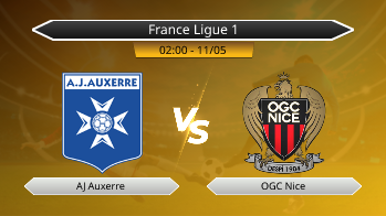France Ligue 1 - AJ Auxerre vs OGC Nice