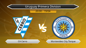 Uruguay Primera Division CA Cerro VS Montevideo City Torque