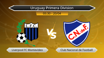 Uruguay Primera Division Liverpool FC Montevideo VS Club Nacional de Football