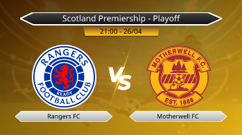 Scotland Premiership - Playoff Rangers FC VS Motherwell FC