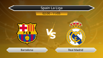 Spain La Liga - Barcelona vs Real Madrid