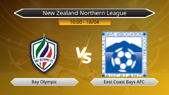 New Zealand Northern League Bay Olympic VS East Coast Bays AFC