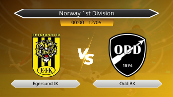 Norway 1st Division Egersund IK VS Odd BK