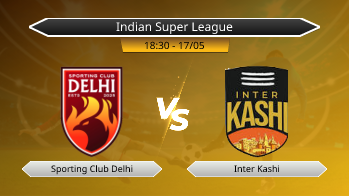Indian Super League Sporting Club Delhi VS Inter Kashi