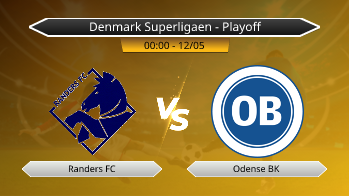 Denmark Superligaen - Playoff Randers FC VS Odense BK