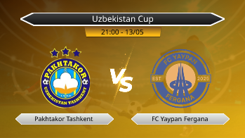 Uzbekistan Cup Pakhtakor Tashkent VS FC Yaypan Fergana
