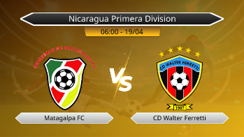 Nicaragua Primera Division Matagalpa FC VS CD Walter Ferretti