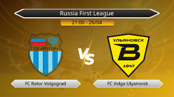 Russia First League FC Rotor Volgograd VS FC Volga Ulyanovsk