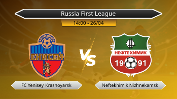 Russia First League FC Yenisey Krasnoyarsk VS Neftekhimik Nizhnekamsk
