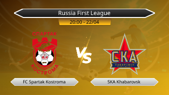 Russia First League FC Spartak Kostroma VS SKA Khabarovsk