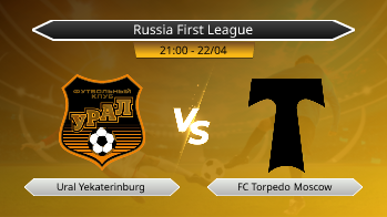 Russia First League Ural Yekaterinburg VS FC Torpedo Moscow