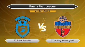 Russia First League FC Sokol Saratov VS FC Yenisey Krasnoyarsk