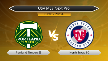 USA MLS Next Pro Portland Timbers II VS North Texas SC