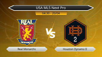 USA MLS Next Pro Real Monarchs VS Houston Dynamo II