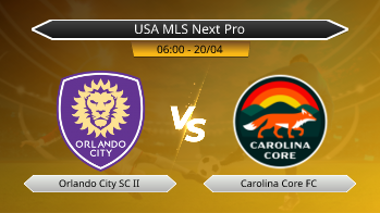 USA MLS Next Pro Orlando City SC II VS Carolina Core FC