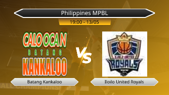 Philippines MPBL Batang Kankaloo VS Iloilo United Royals