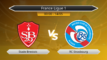 France Ligue 1 Stade Brestois VS RC Strasbourg