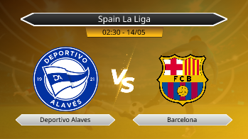 Spain La Liga - Deportivo Alaves vs Barcelona