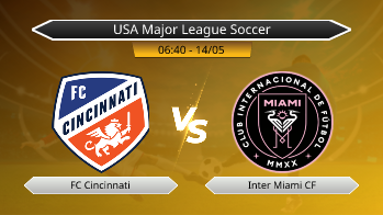 USA Major League Soccer FC Cincinnati VS Inter Miami CF