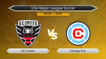USA Major League Soccer DC United VS Chicago Fire