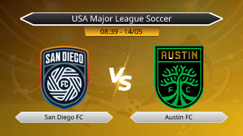 USA Major League Soccer San Diego FC VS Austin FC