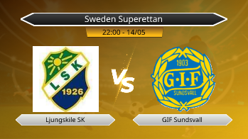 Sweden Superettan Ljungskile SK VS GIF Sundsvall