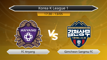 Korea K League 1 FC Anyang VS Gimcheon Sangmu FC