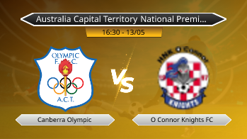 Australia Capital Territory National Premier League Canberra Olympic VS O Connor Knights FC