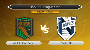 USA USL League One Athletic Club Boise VS Naples FC