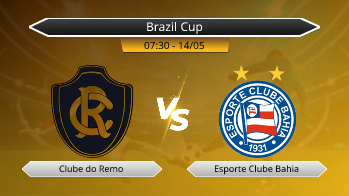 Brazil Cup Clube do Remo VS Esporte Clube Bahia