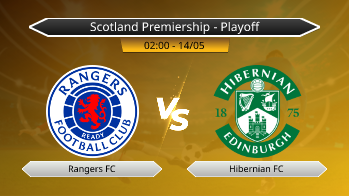 Scotland Premiership - Playoff Rangers FC VS Hibernian FC