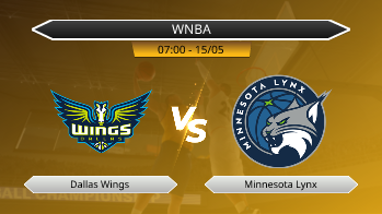 WNBA Dallas Wings VS Minnesota Lynx