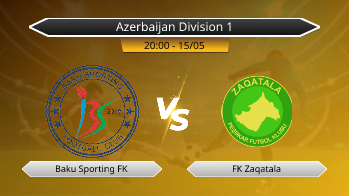 Azerbaijan Division 1 Baku Sporting FK VS FK Zaqatala