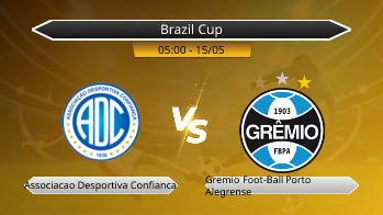 Brazil Cup Associacao Desportiva Confianca VS Gremio Foot-Ball Porto Alegrense