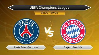 UEFA Champions League - Paris Saint Germain vs Bayern Munich