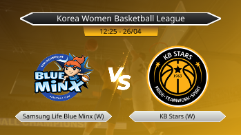 Korea Women Basketball League Samsung Life Blue Minx (W) VS KB Stars (W)