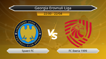 Georgia Erovnuli Liga Spaeri FC VS FC Iberia 1999