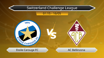 Switzerland Challenge League Etoile Carouge FC VS AC Bellinzona