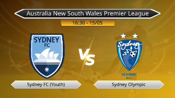 Australia New South Wales Premier League Sydney FC (Youth) VS Sydney Olympic