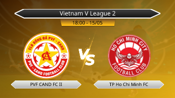 Vietnam V League 2 PVF CAND FC II VS TP Ho Chi Minh FC