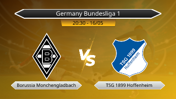 Germany Bundesliga 1 Borussia Monchengladbach VS TSG 1899 Hoffenheim