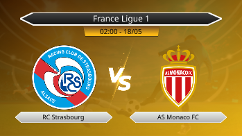 France Ligue 1 - RC Strasbourg vs AS Monaco FC