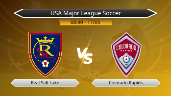 USA Major League Soccer Real Salt Lake VS Colorado Rapids