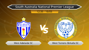 South Australia National Premier League West Adelaide SC VS West Torrens Birkalla SC