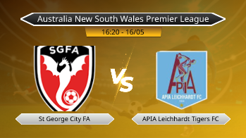 Australia New South Wales Premier League St George City FA VS APIA Leichhardt Tigers FC