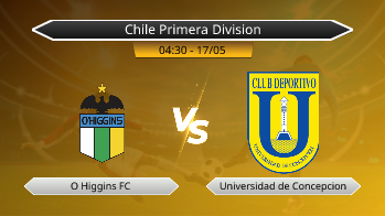 Chile Primera Division O Higgins FC VS Universidad de Concepcion