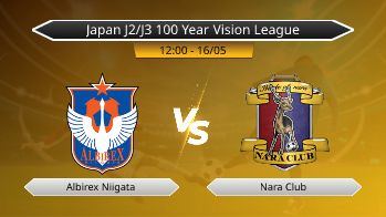 Japan J2/J3 100 Year Vision League Albirex Niigata VS Nara Club